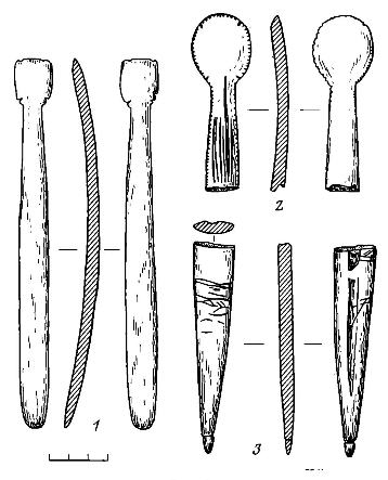 хотылёвские «лопаточки», рисунок